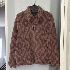 Free Country Brown Patterned Jacket